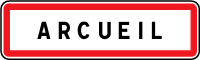 Panneau ville Arcueil