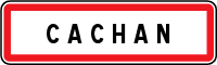 Panneau ville Cachan
