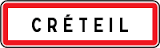 Panneau ville Creteil